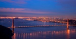 Golden Gate Bridge San Francisco City Lights