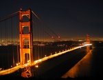 Golden Gate Bridge San Francisco City Lights
