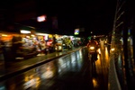 Streets in Thailand City Lights